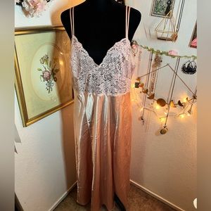 Vintage Victoria’s Secret pink slip nightgown